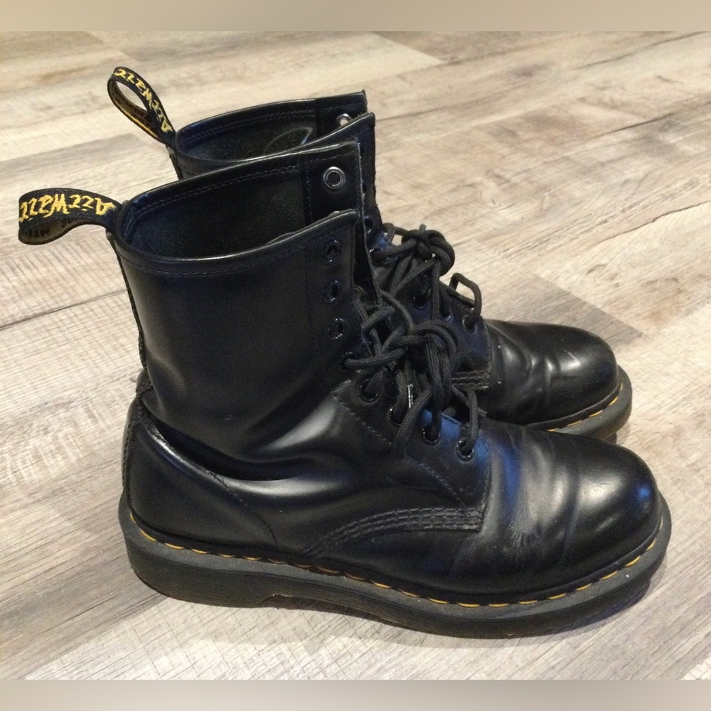 Dr. Martens black lace up boot